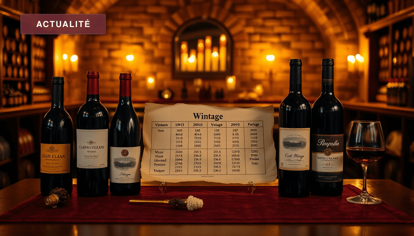 Carte des Millésimes 2025/2026 : Tous les Grands Vins Notés par Région